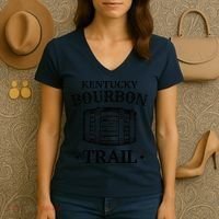 Bourbon Trail Kentucky KY Whiskey Gift Women's V-Neck T-Shirt thumb 3