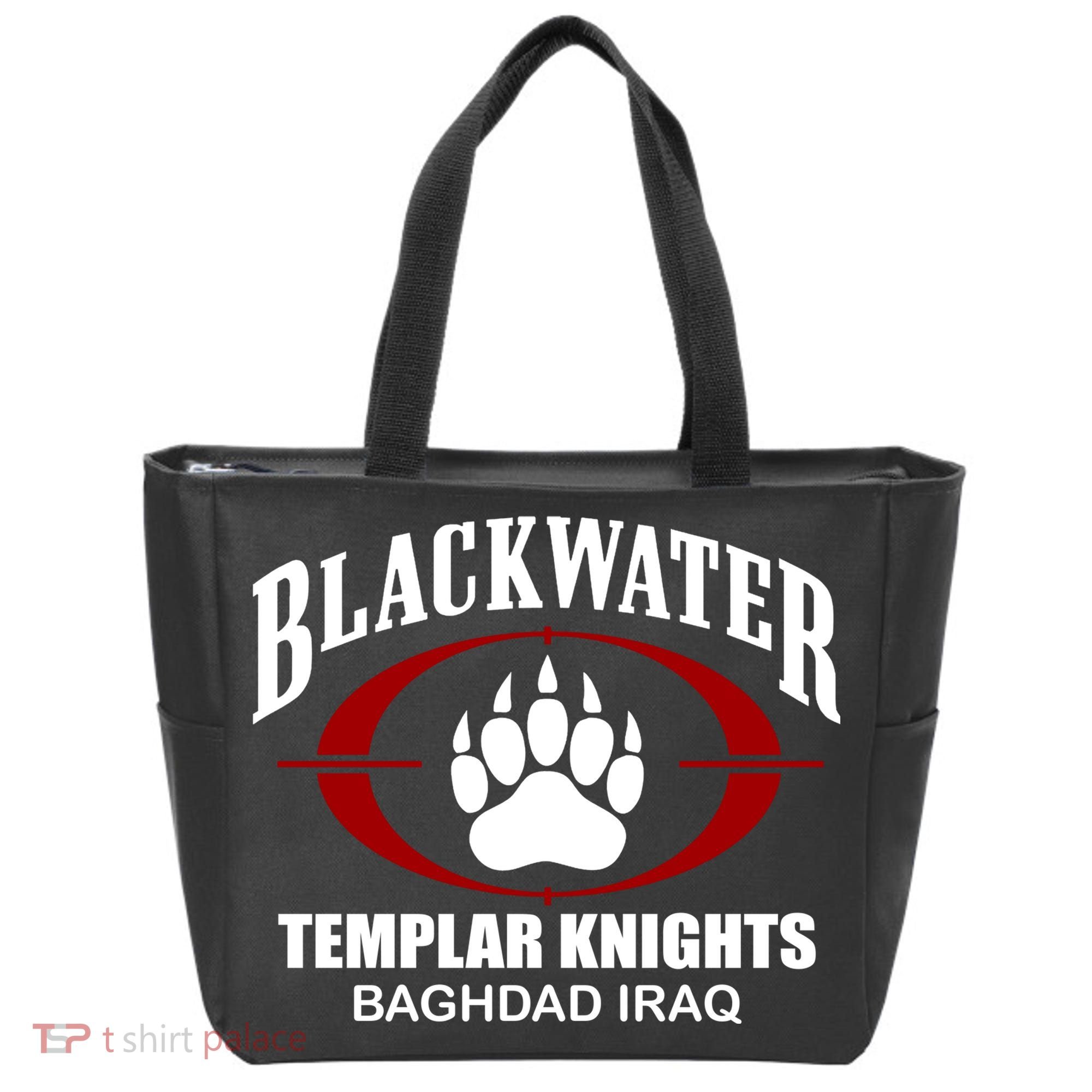 Blackwater Templar Knights Baghad Iraq Tote Bag