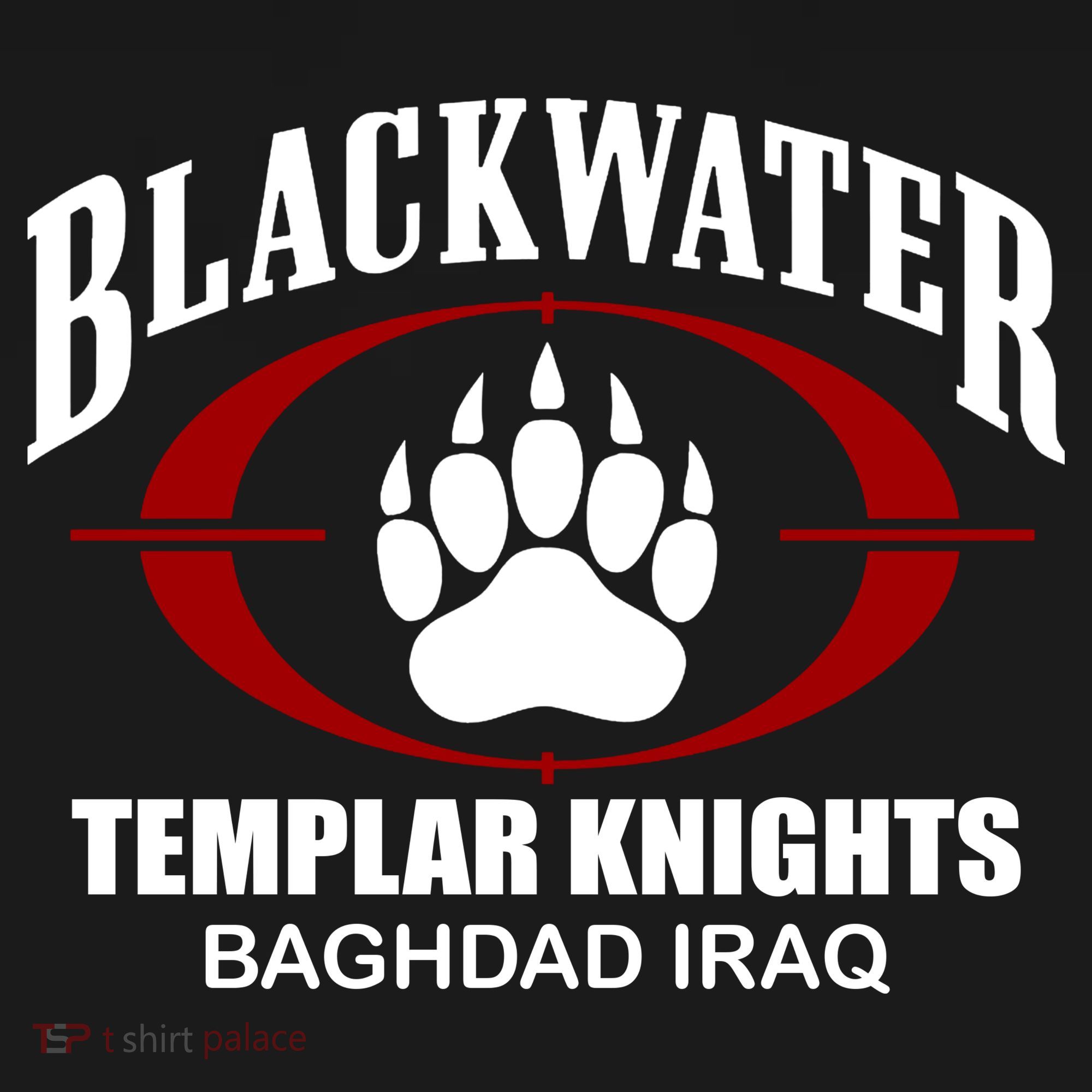 Blackwater Templar Knights Baghad Iraq Tote Bag