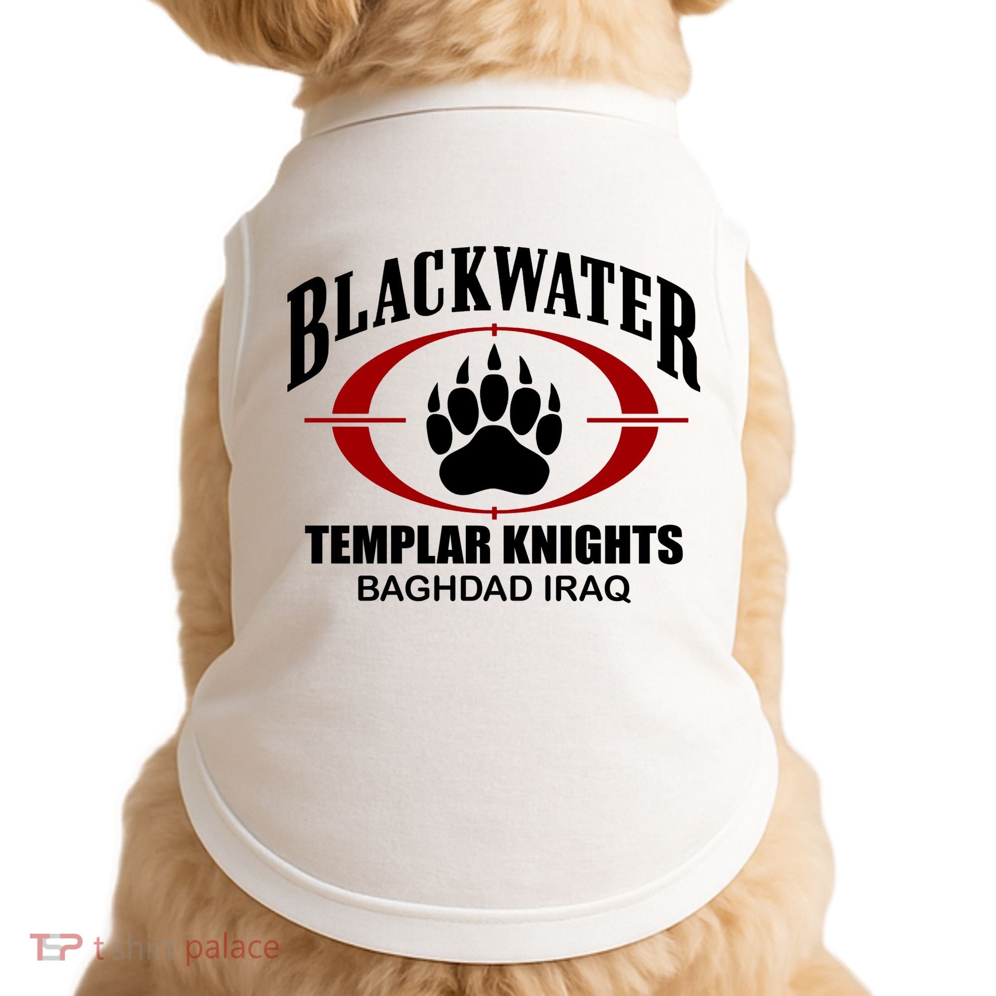 Blackwater Templar Knights Baghad Iraq Doggie Tank