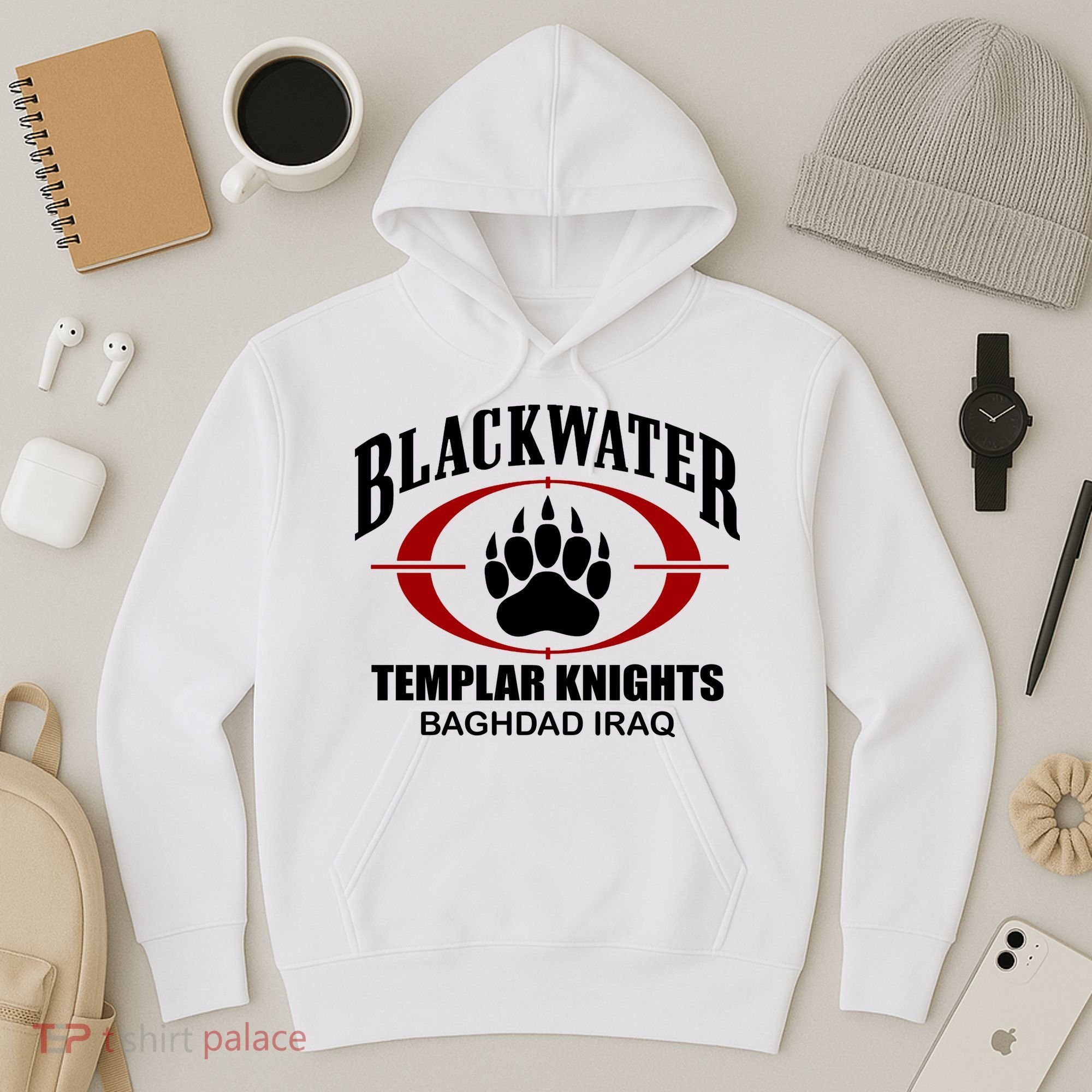 Blackwater Templar Knights Baghad Iraq Hoodie