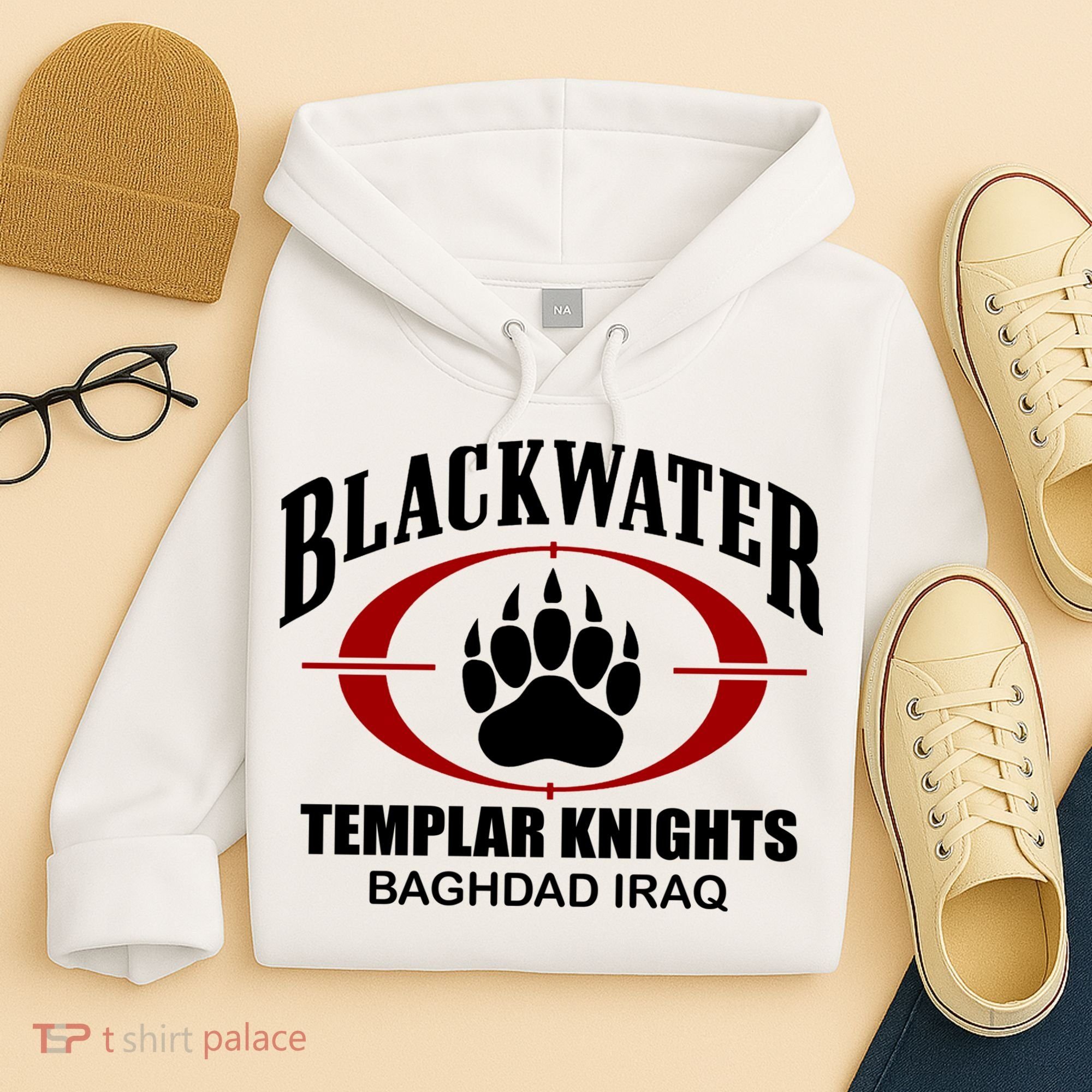 Blackwater Templar Knights Baghad Iraq Hoodie