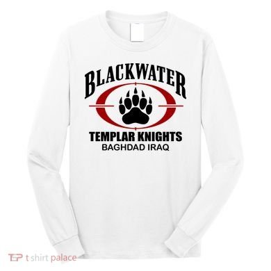 Blackwater Templar Knights Baghad Iraq Long Sleeve Shirt