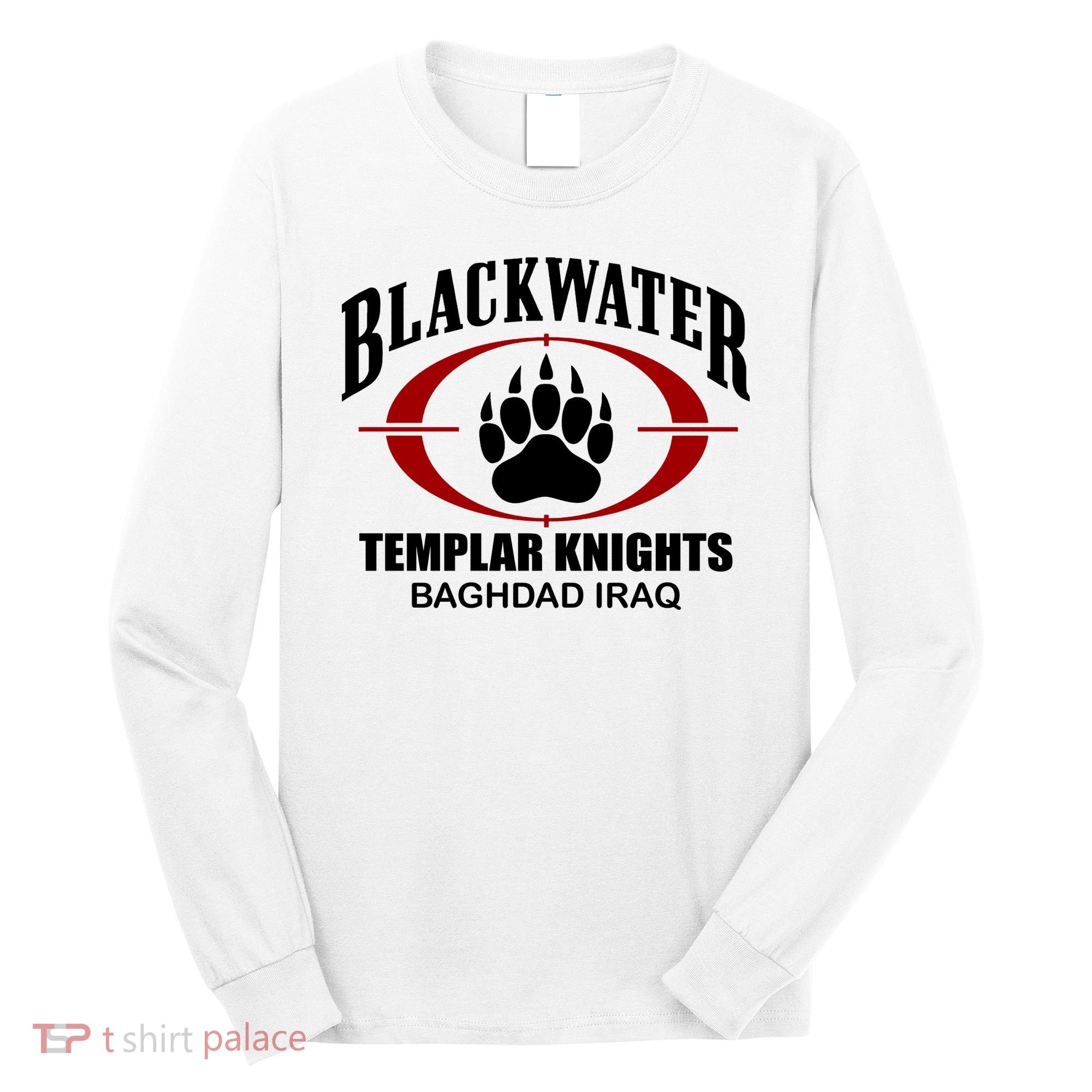 Blackwater Templar Knights Baghad Iraq Long Sleeve Shirt