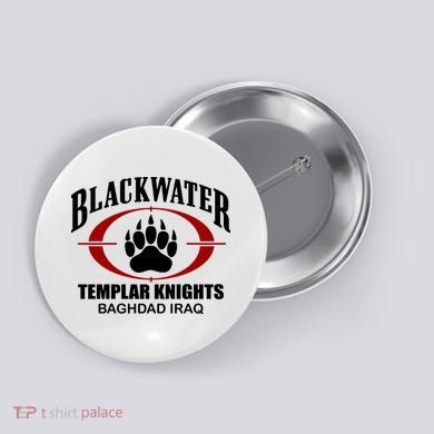 Blackwater Templar Knights Baghad Iraq Button