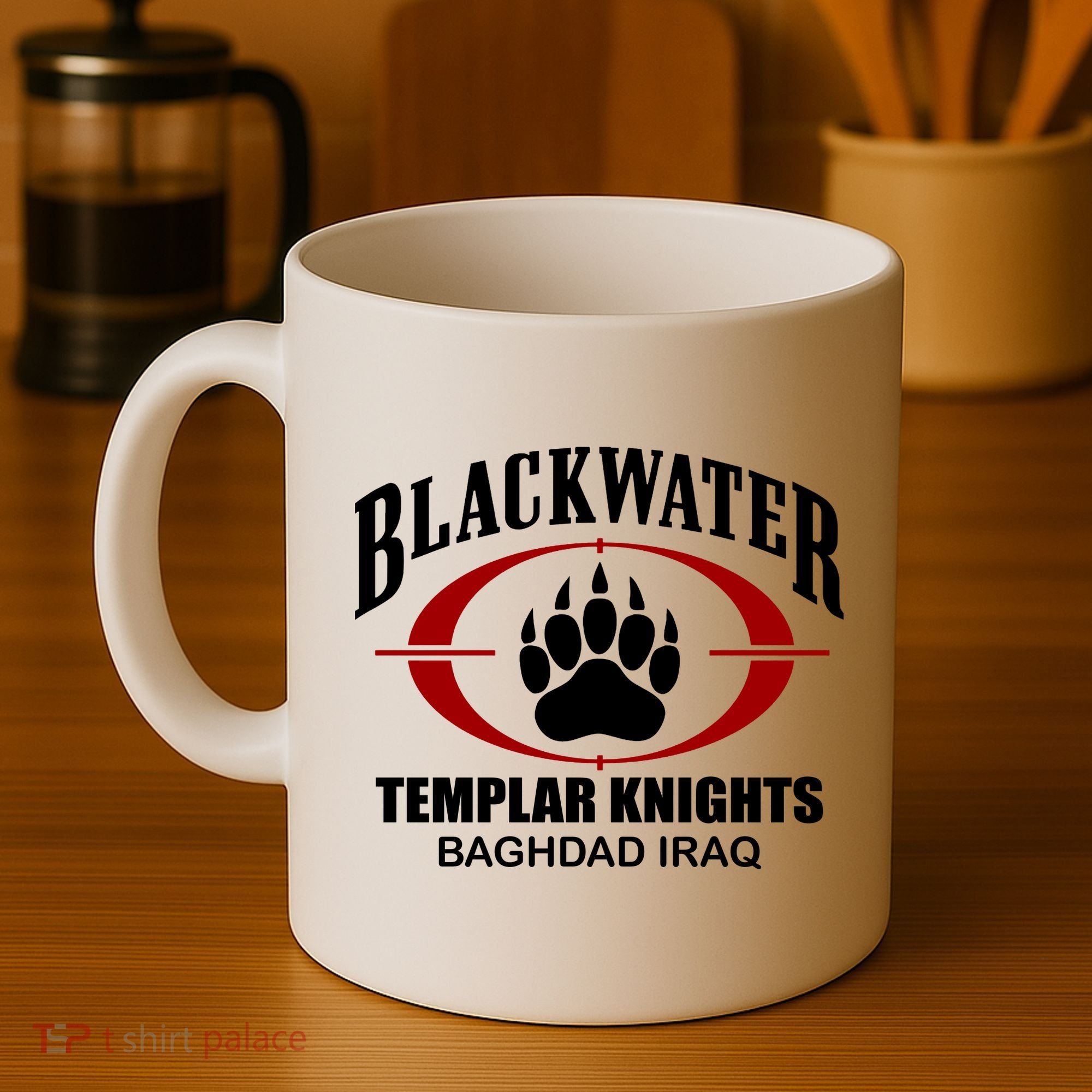Blackwater Templar Knights Baghad Iraq Coffee Mug