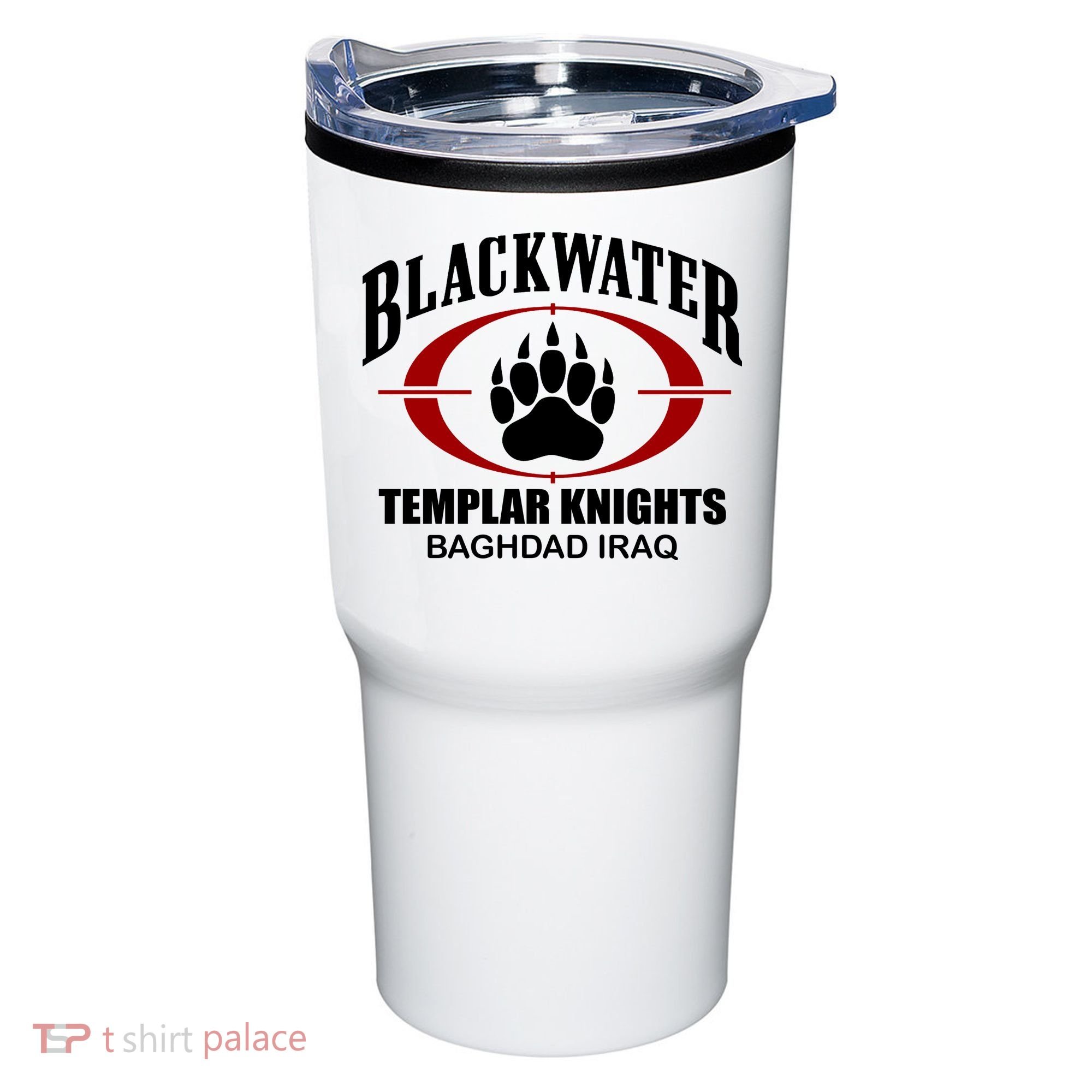 Blackwater Templar Knights Baghad Iraq Tumbler