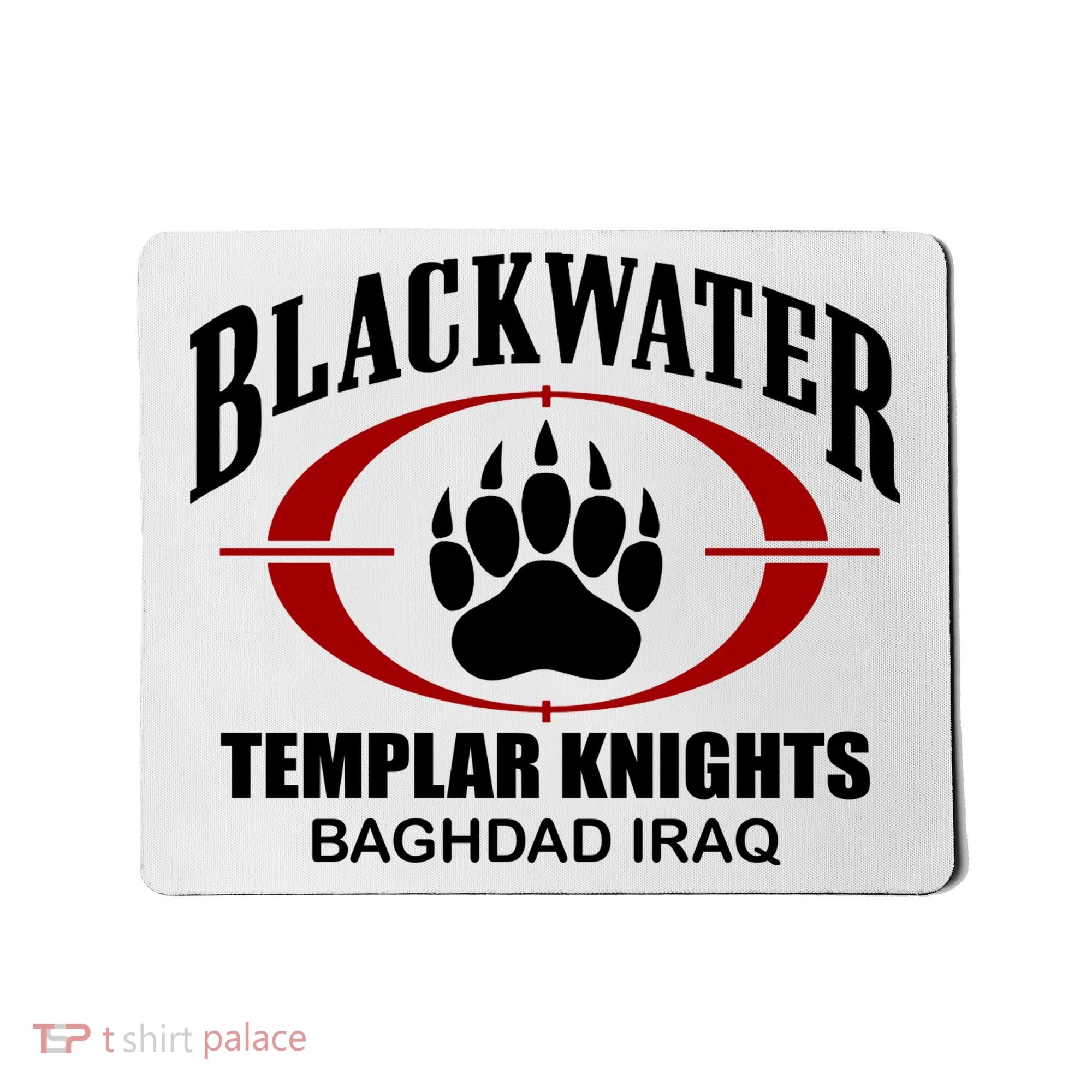 Blackwater Templar Knights Baghad Iraq Mousepad