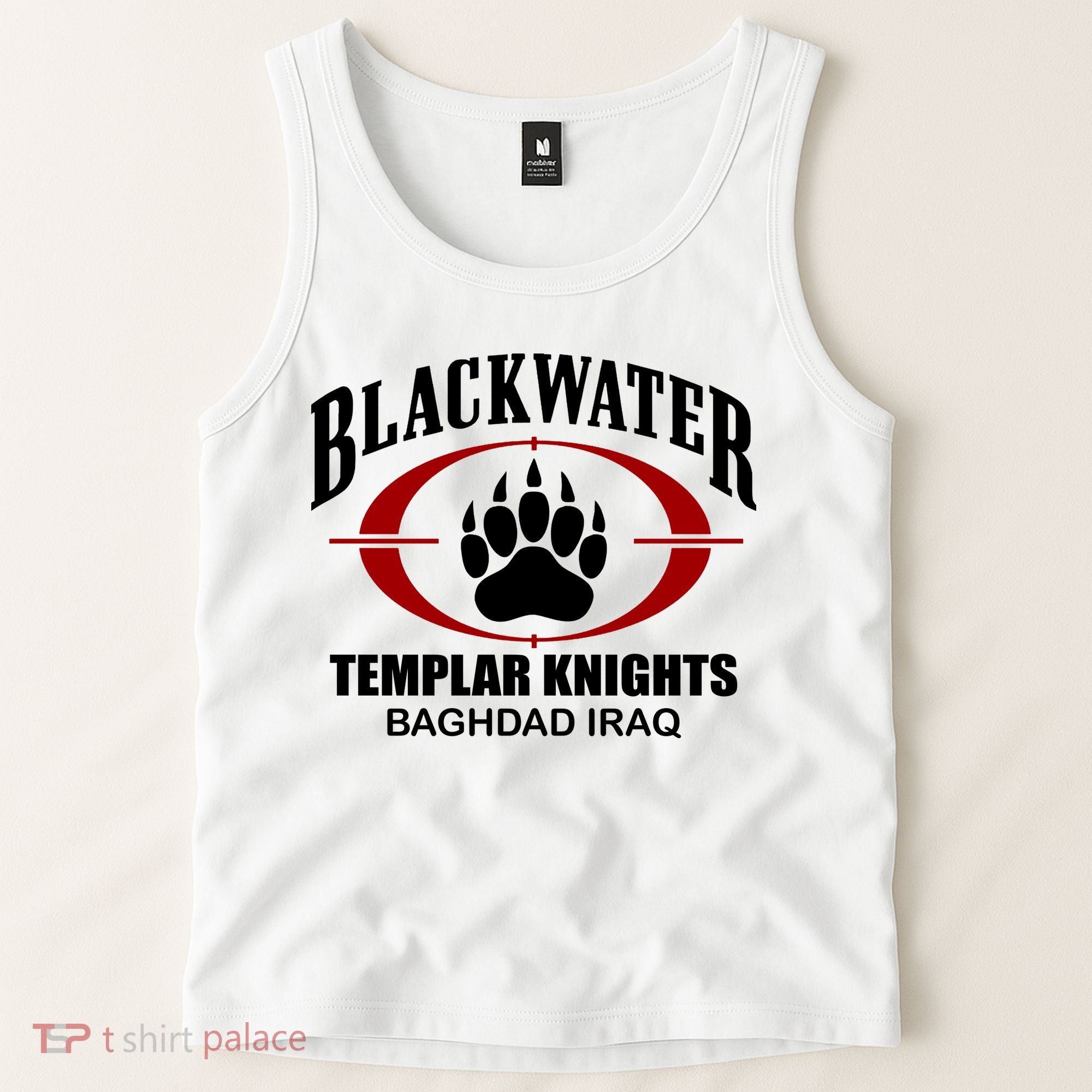 Blackwater Templar Knights Baghad Iraq Tank Top