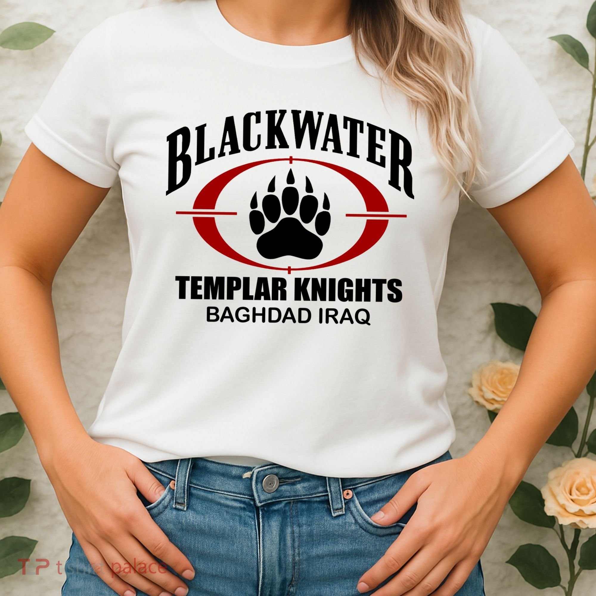 Blackwater Templar Knights Baghad Iraq Women's T-Shirt