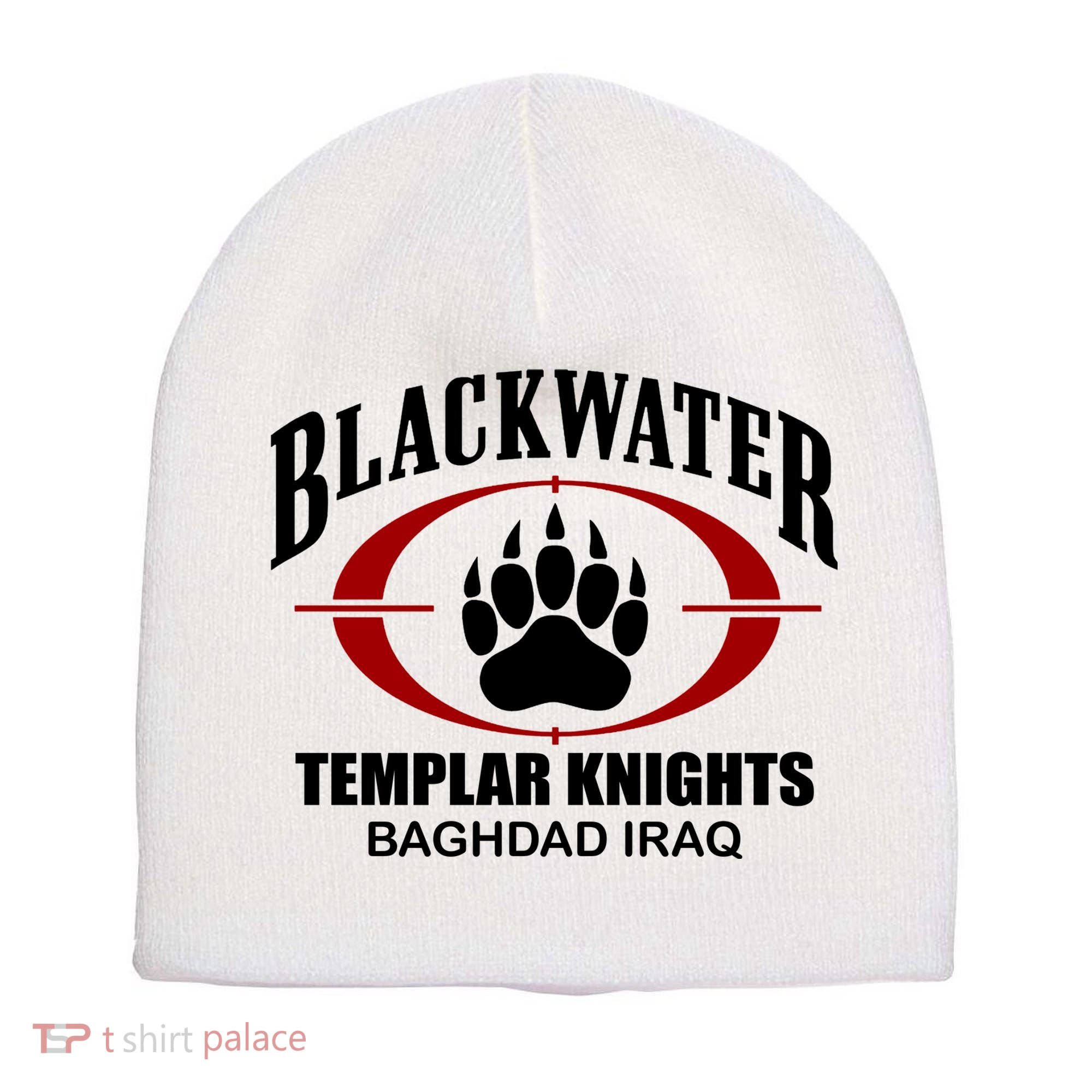 Blackwater Templar Knights Baghad Iraq Short Acrylic Beanie