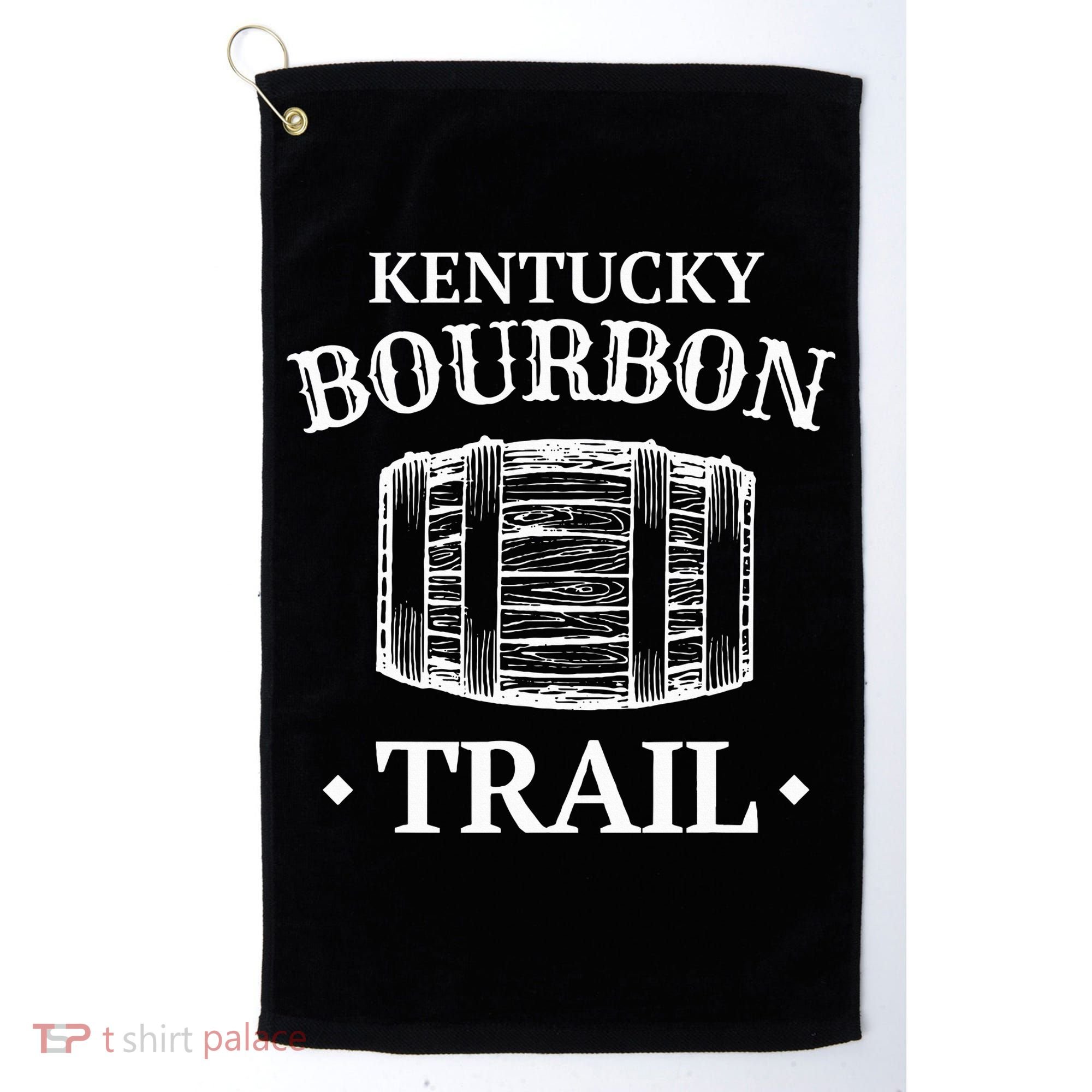 Bourbon Trail Kentucky Whiskey Golf Towel
