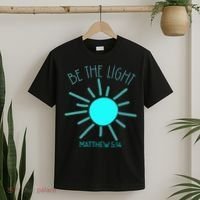 Be The Light Faith Religious Jesus Christian T-Shirt thumb 2