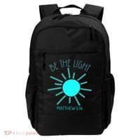 Be The Light Faith Religious Jesus Christian Backpack thumb 0