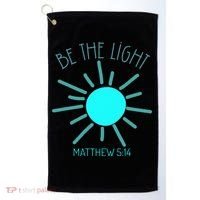 Be The Light Faith Religious Jesus Christian Golf Towel thumb 0
