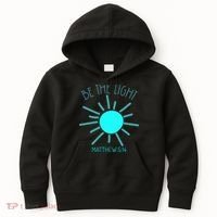 Be The Light Faith Religious Jesus Christian Kids Hoodie thumb 0