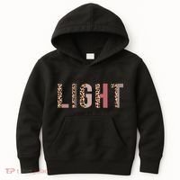 Be The Light Matthew Christian Faith Bible Verse Leopard Kids Hoodie thumb 0