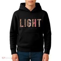 Be The Light Matthew Christian Faith Bible Verse Leopard Kids Hoodie thumb 4