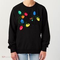 Be The Light Matthew 5 14 Christmas Lights Xmas Nativity Women's Sweatshirt thumb 0