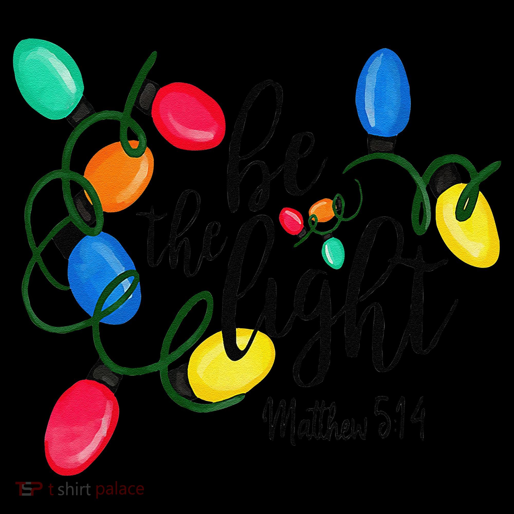 Be The Light Matthew 5 14 Christmas Lights Xmas Nativity Coffee Mug