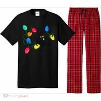 Be The Light Matthew 5 14 Christmas Lights Xmas Nativity Pajama Set thumb 0