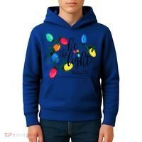 Be The Light Matthew 5 14 Christmas Lights Xmas Nativity Kids Hoodie thumb 4