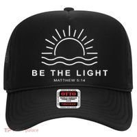 Be The Light Faith Religious Jesus Christian Hat thumb 0