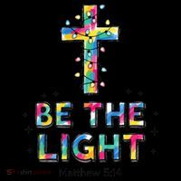 Be The Light Christmas Jesus Cross Coffee Mug thumb 5