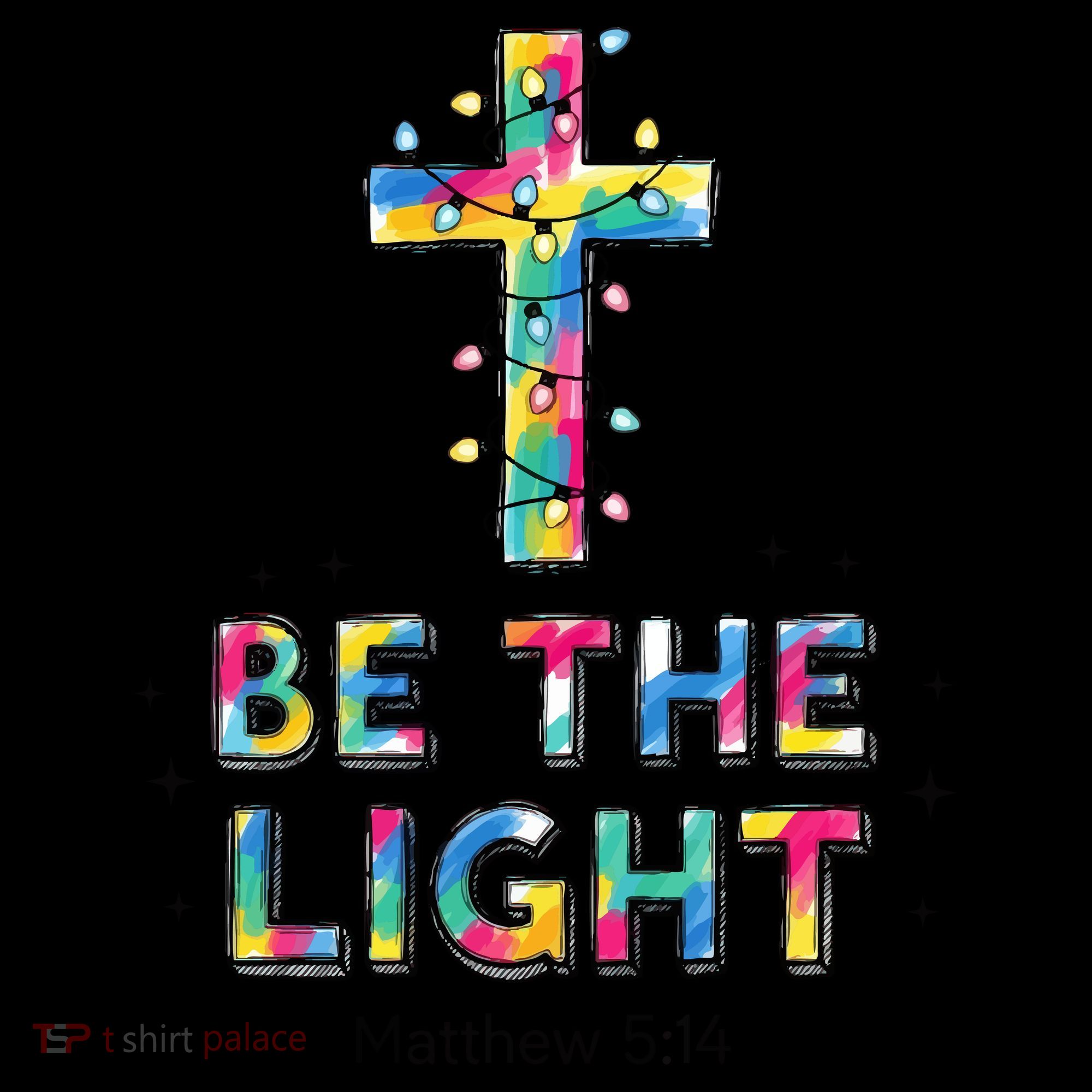 Be The Light Christmas Jesus Cross Coffee Mug