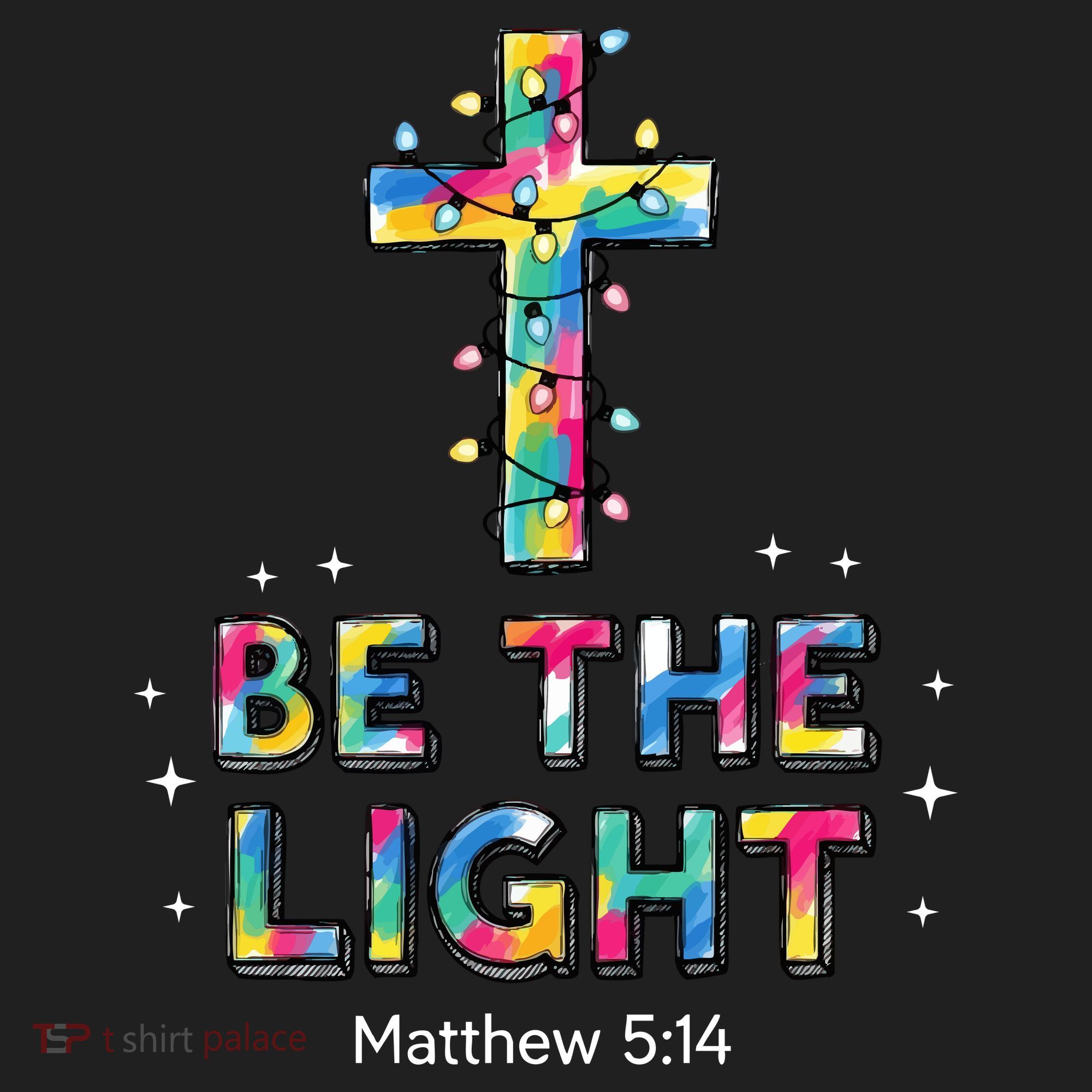 Be The Light Christmas Jesus Cross Beanie