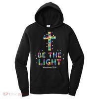 Be The Light Christmas Jesus Cross Women's Hoodie thumb 0