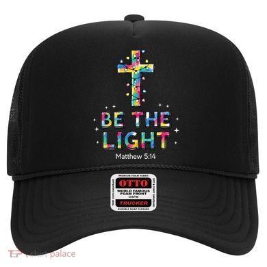 Be The Light Christmas Jesus Cross Hat
