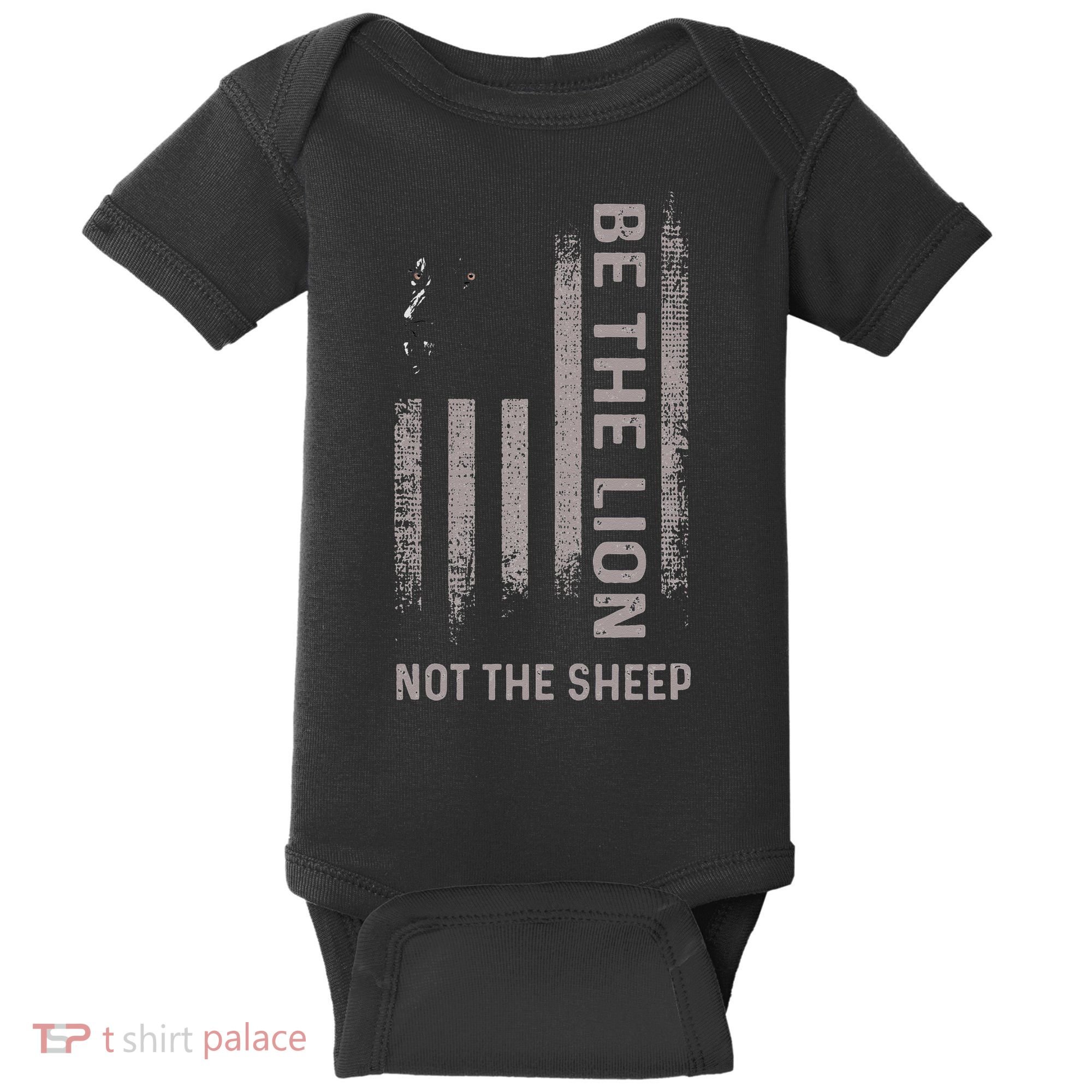 Be The Lion Not The Sheep Baby Bodysuit