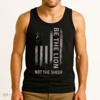 Be The Lion Not The Sheep Tank Top thumb 3