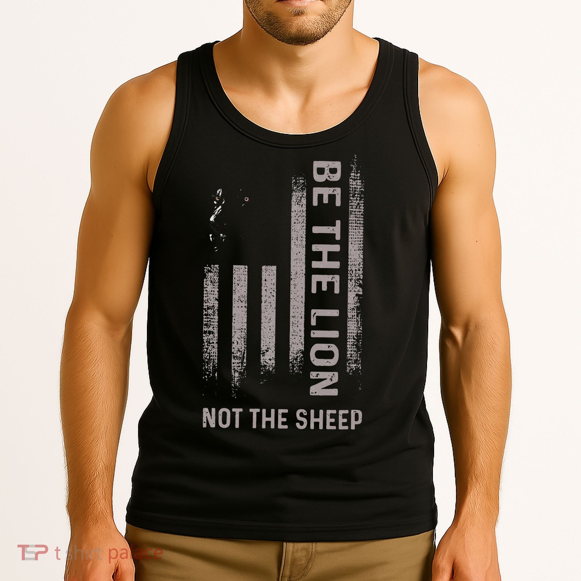 Be The Lion Not The Sheep Tank Top