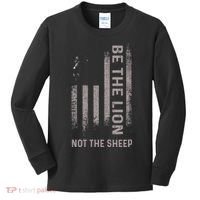 Be The Lion Not The Sheep Kids Long Sleeve Shirt thumb 0