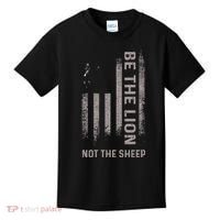 Be The Lion Not The Sheep Kids T-Shirt thumb 0