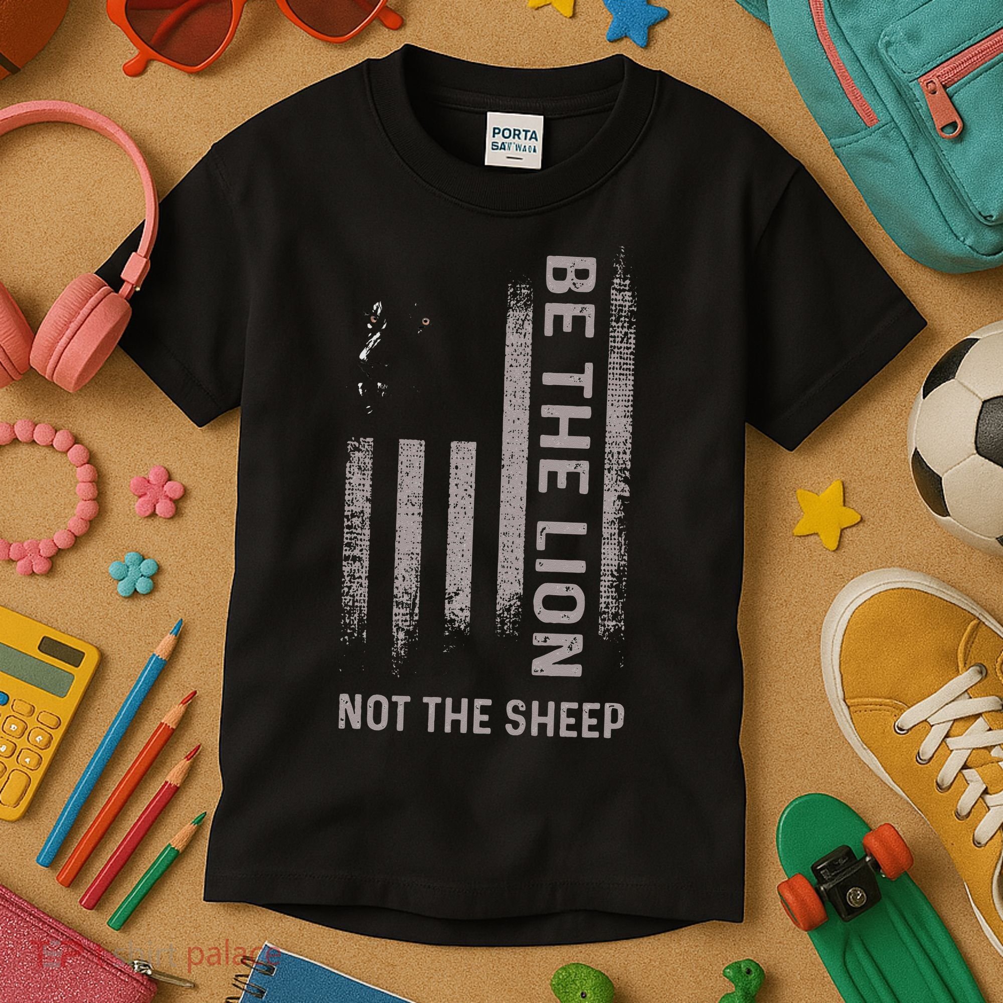 Be The Lion Not The Sheep Kids T-Shirt