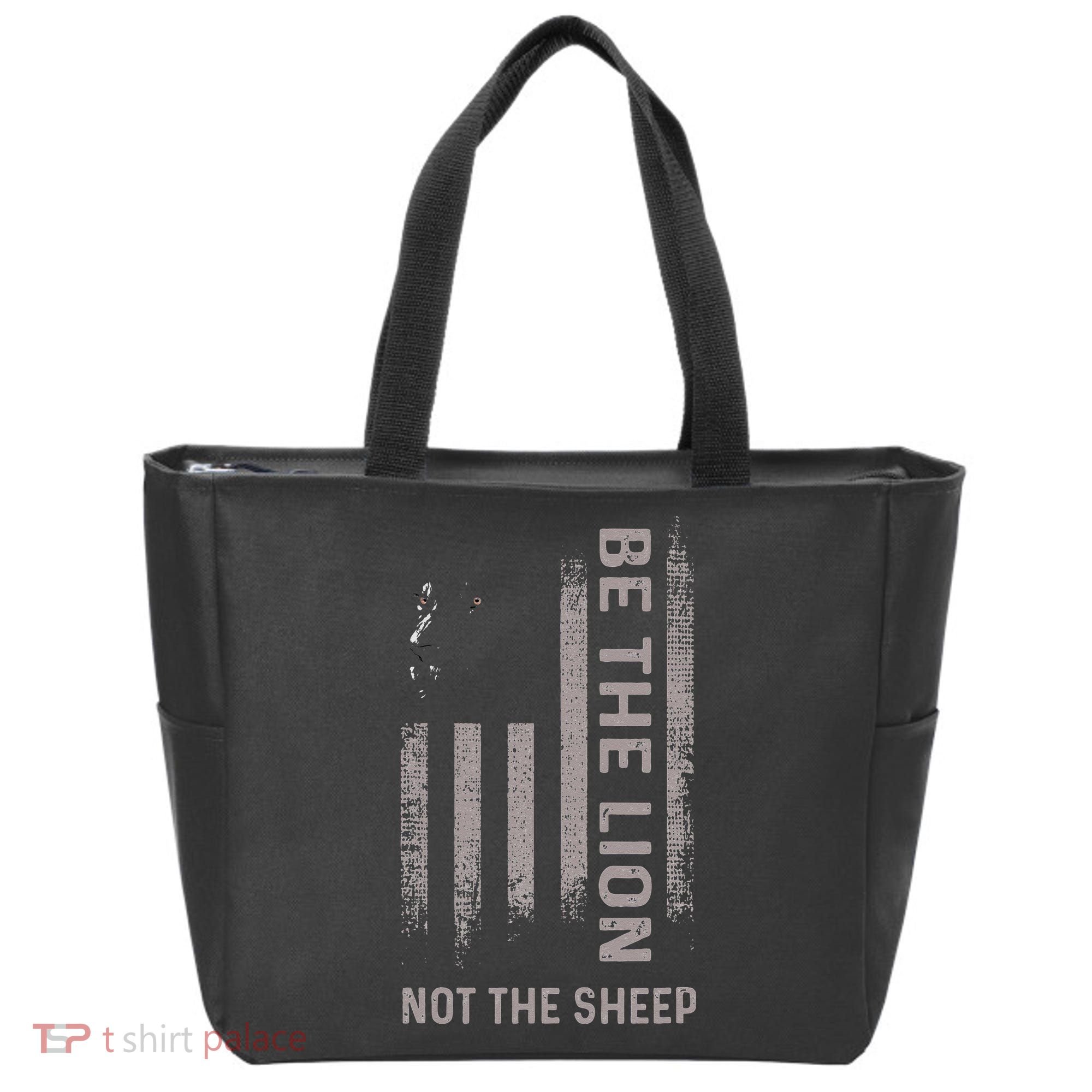 Be The Lion Not The Sheep Tote Bag