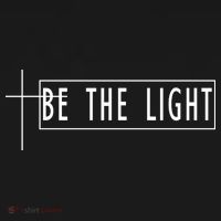 Be The Light Christian Slogan Backpack thumb 2