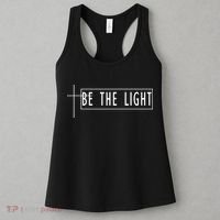 Be The Light Christian Slogan Women's Tank Top thumb 3