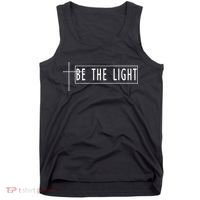 Be The Light Christian Slogan Tank Top thumb 0