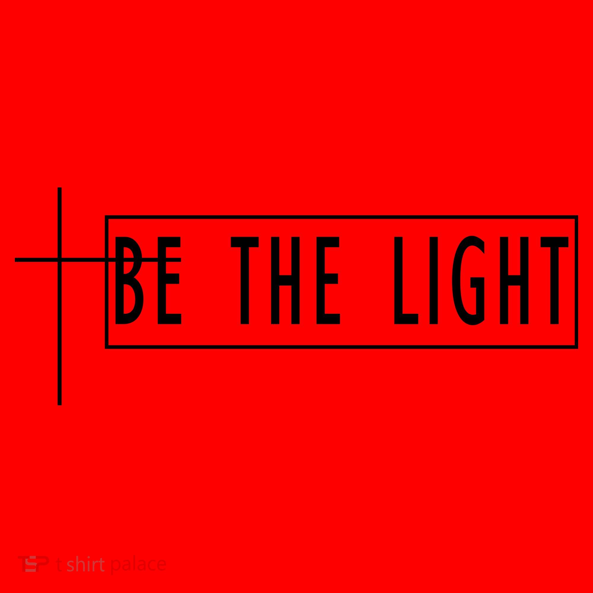 Be The Light Christian Slogan Santa Hat