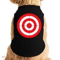 BullsEye Target Lazy DIY Halloween Costume Darts Shooting Doggie Tank thumb 0