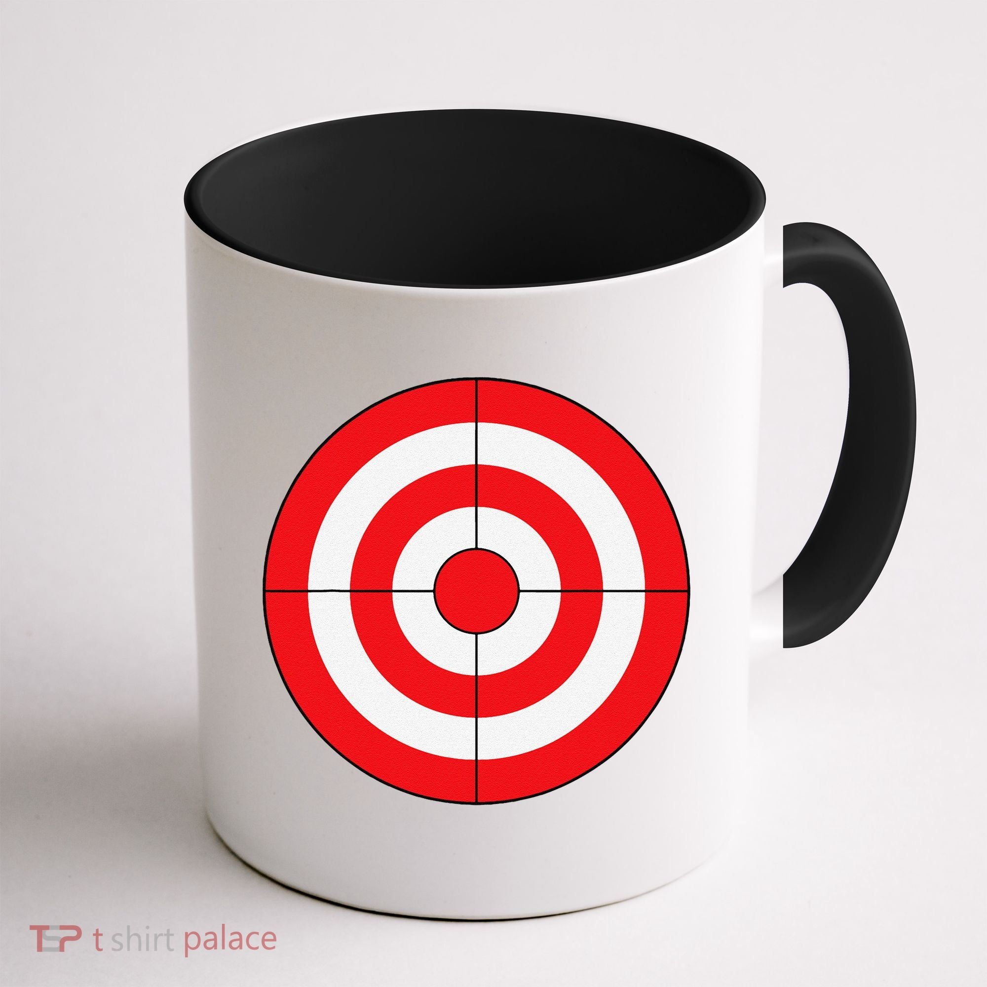 BullsEye Target Lazy DIY Halloween Costume Darts Shooting Coffee Mug