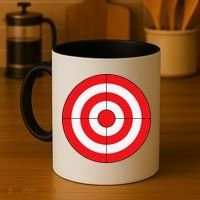 BullsEye Target Lazy DIY Halloween Costume Darts Shooting Coffee Mug thumb 4