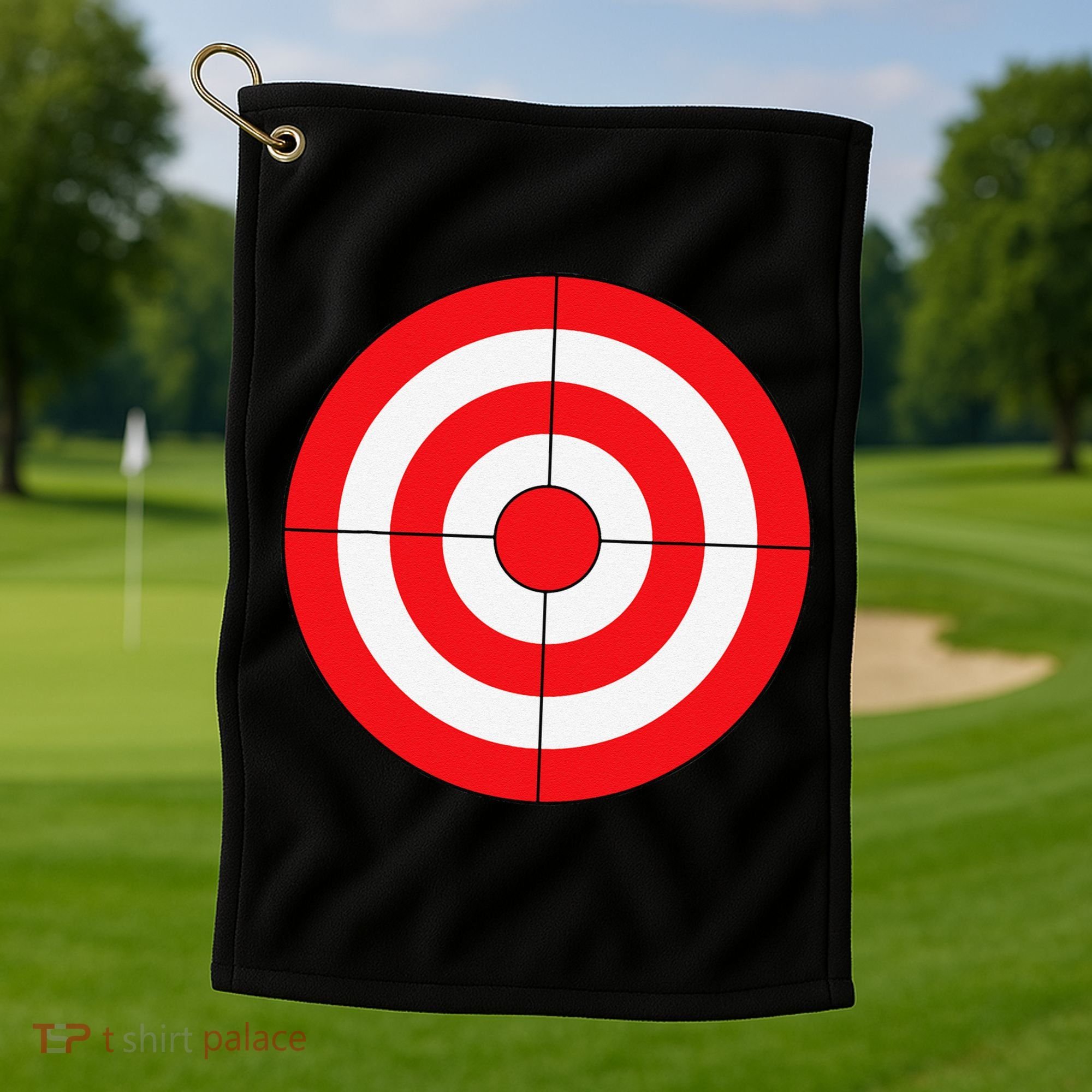 BullsEye Target Lazy DIY Halloween Costume Darts Shooting Golf Towel