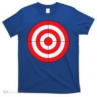 BullsEye Target Lazy DIY Halloween Costume Darts Shooting T-Shirt thumb 0