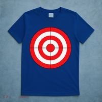 BullsEye Target Lazy DIY Halloween Costume Darts Shooting T-Shirt thumb 5