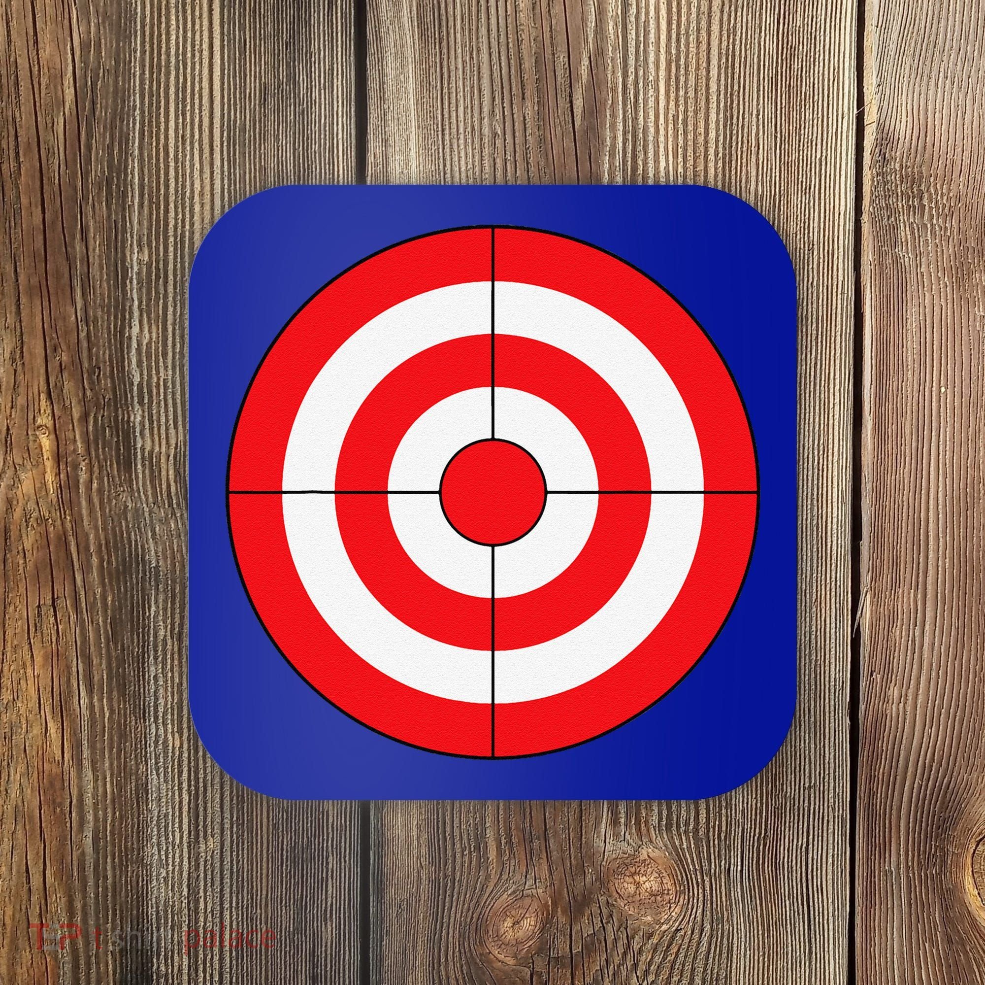 BullsEye Target Lazy DIY Halloween Costume Darts Shooting Coaster